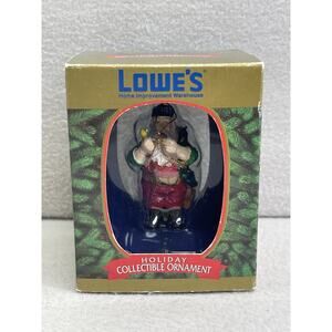 VTG 1997 Mr. Christmas Santa Hanging Lights Ornament w/ Box Lowe’s Edition Rare